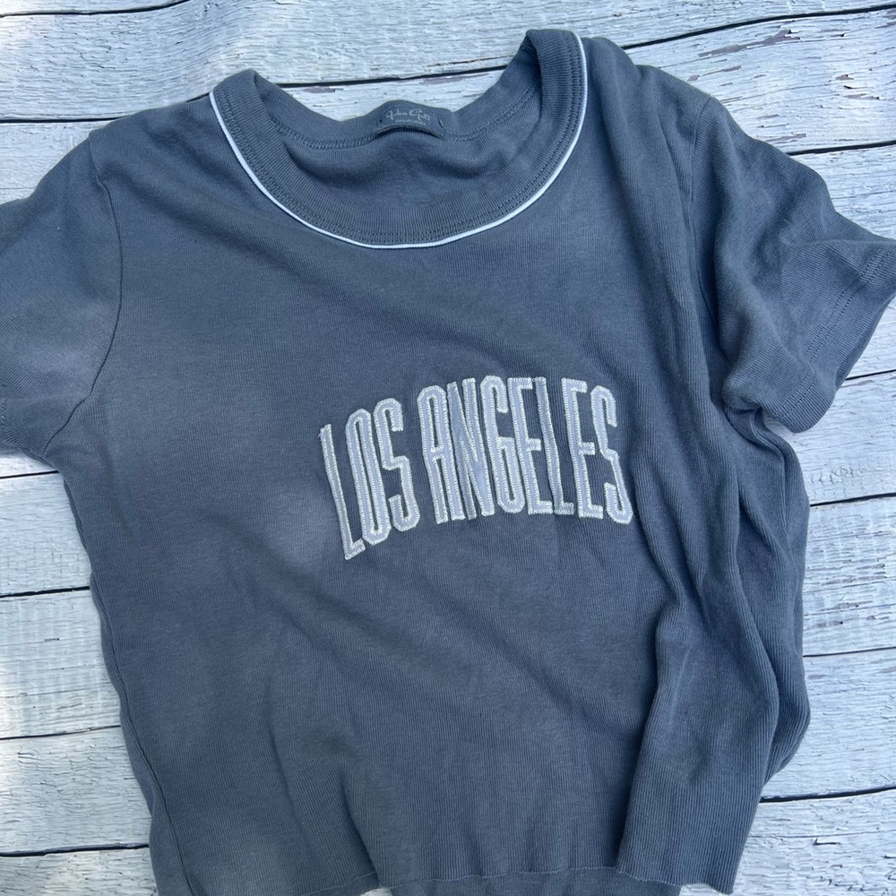 Brandy Melville Los Angeles baby tee
